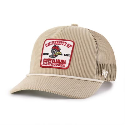 South Carolina Gamecocks '47 Unisex Cordlandia Hitch Adjustable Hat - Khaki