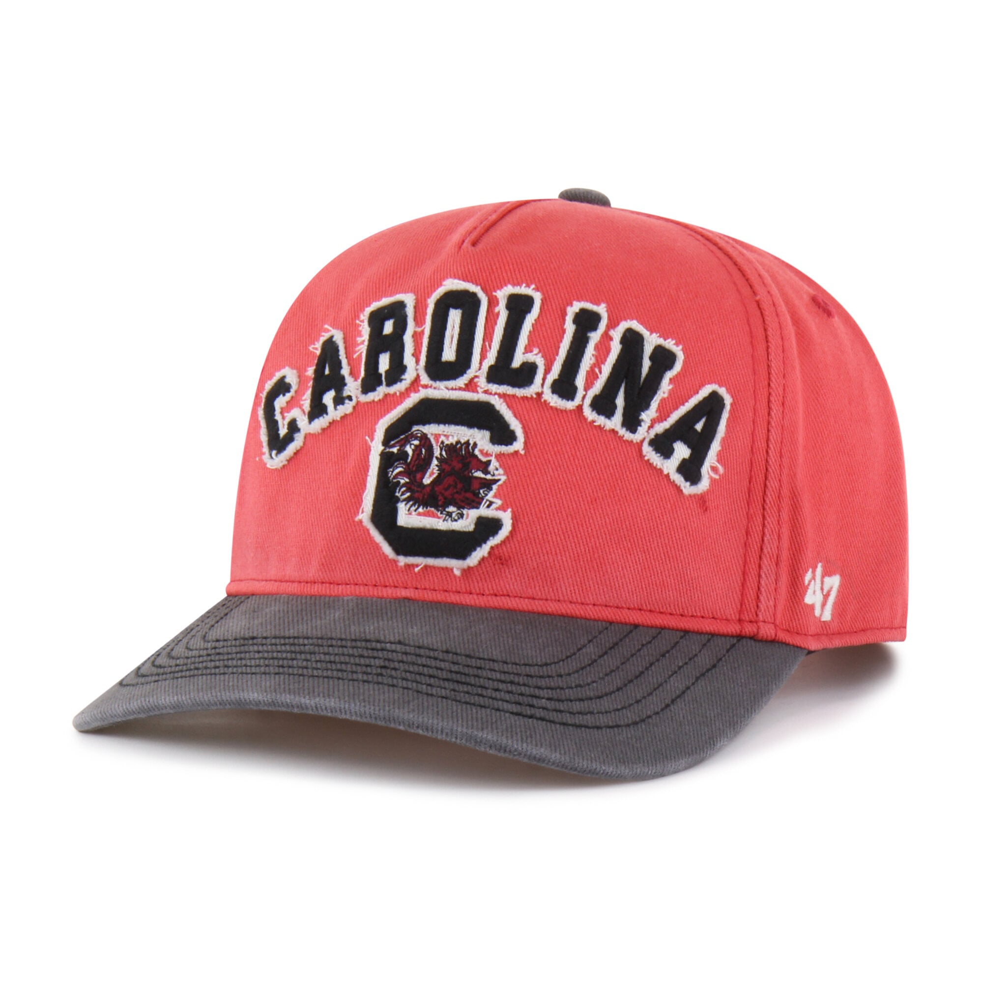 Unisex '47 Red/Black South Carolina Gamecocks Well-Worn Calderwood Hitch Adjustable Hat