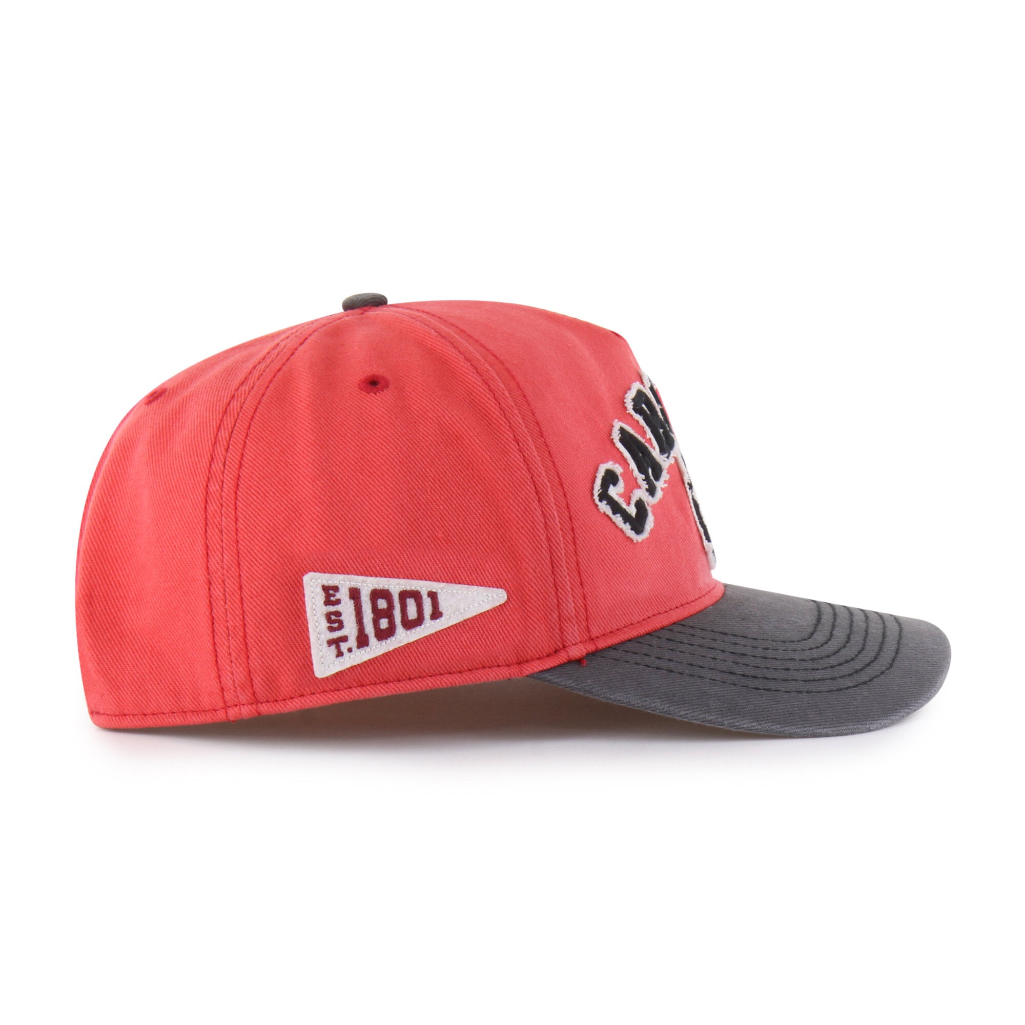 Unisex '47 Red/Black South Carolina Gamecocks Well-Worn Calderwood Hitch Adjustable Hat
