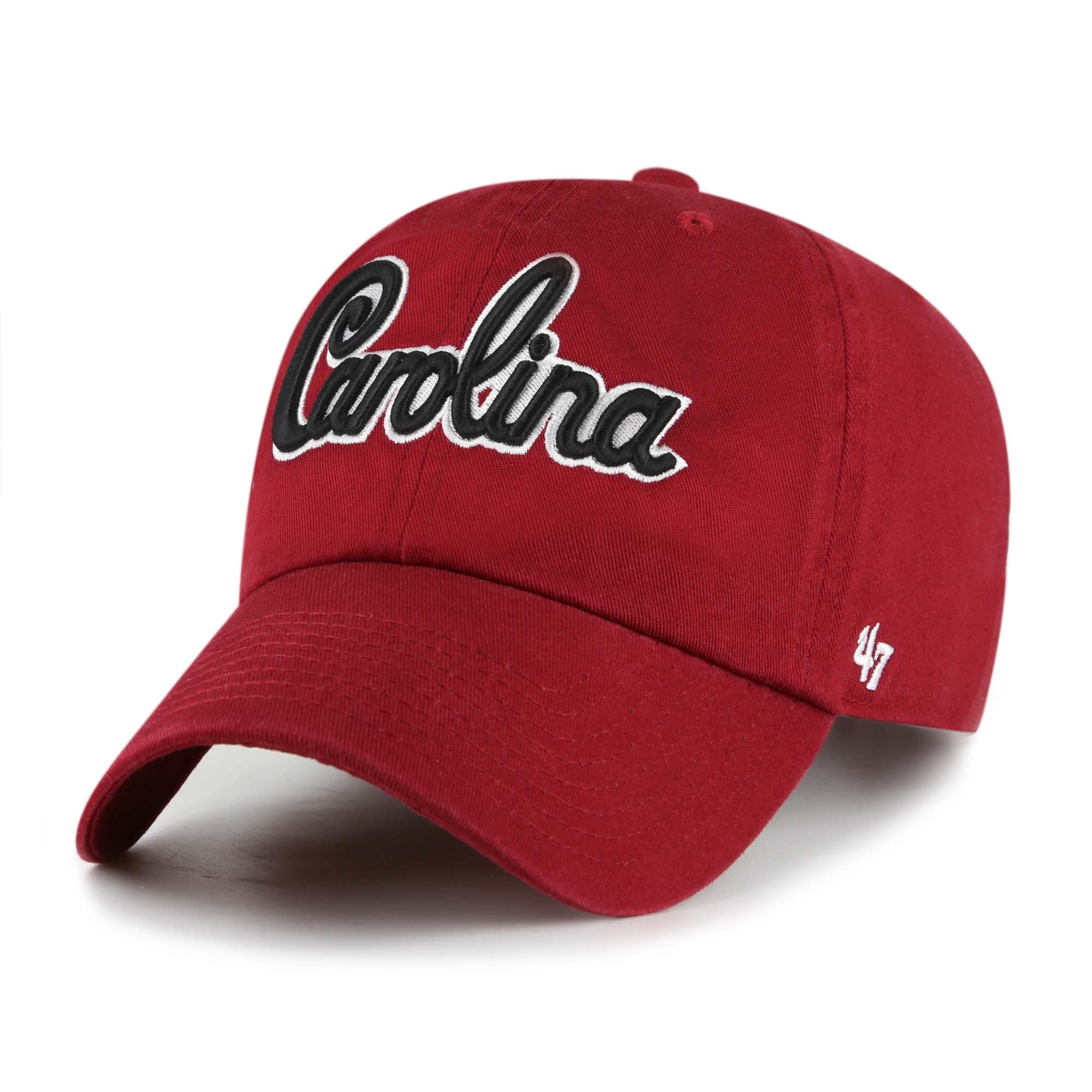 Casquette unisexe ajustable '47 South Carolina Gamecocks Garnet Vault Clean Up