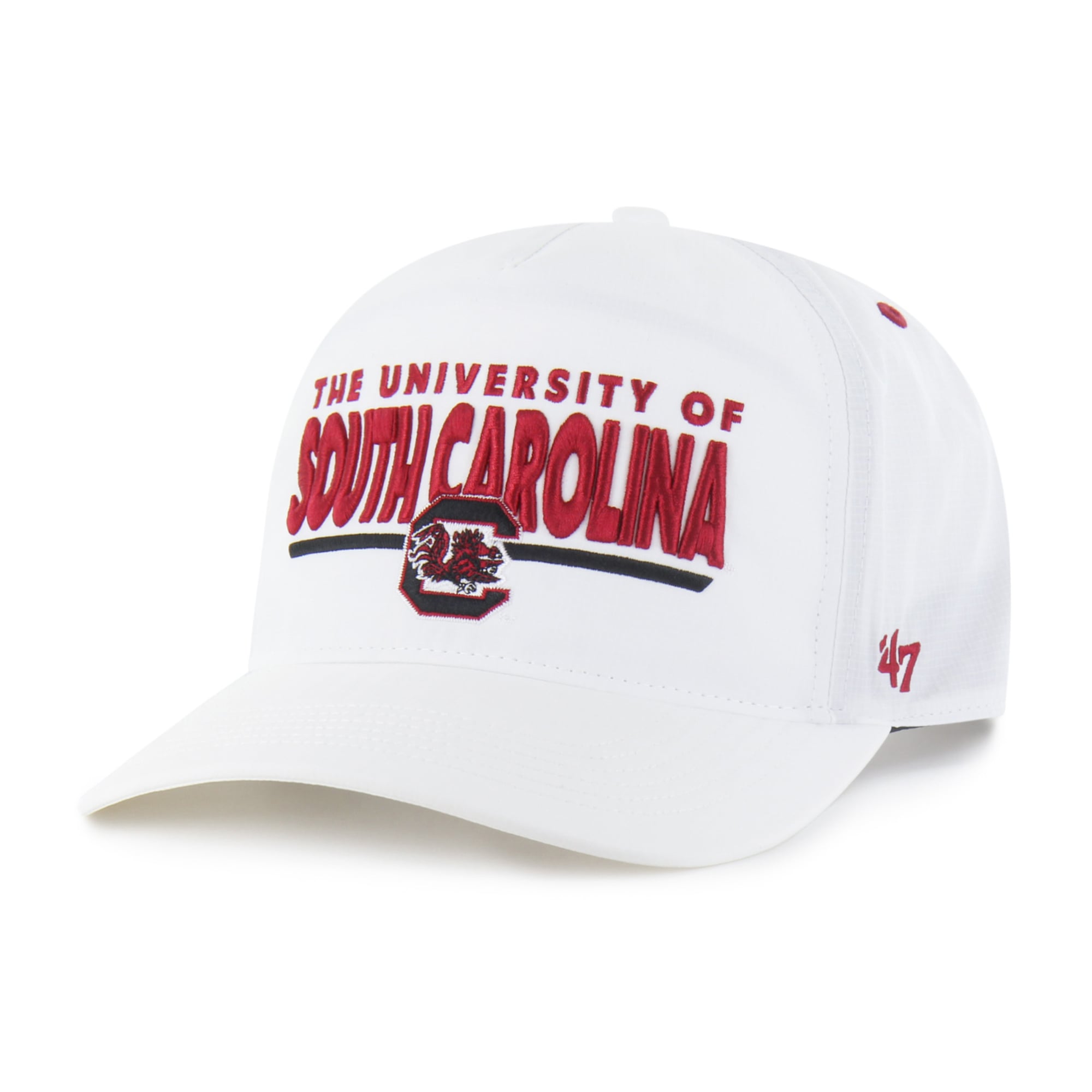 Unisex '47 White South Carolina Gamecocks brrr° Expressway Hitch Adjustable Hat