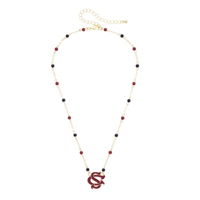 South Carolina Gamecocks CANVAS Style Women's Logo Layering Necklace