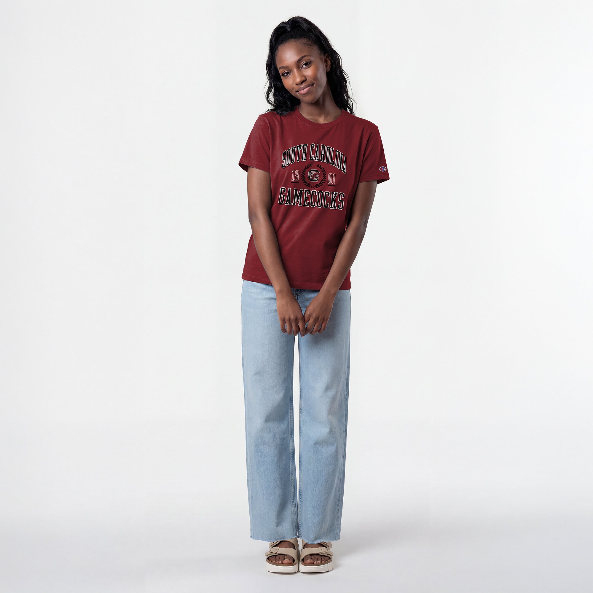 Women's Champion Garnet South Carolina Gamecocks Lifestyle T-Shirt