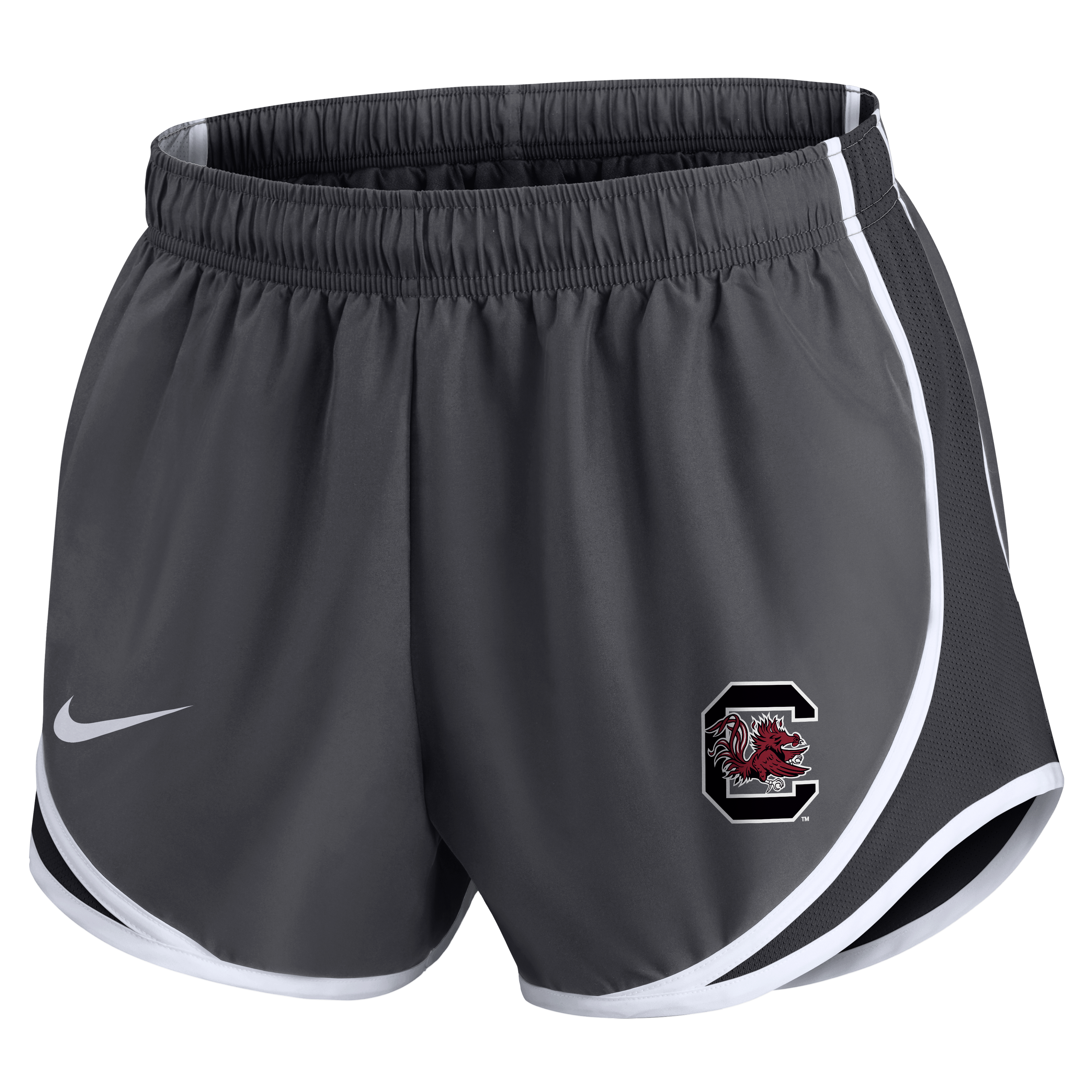 Women's Nike Gray South Carolina Gamecocks Dri-FIT Tempo Shorts