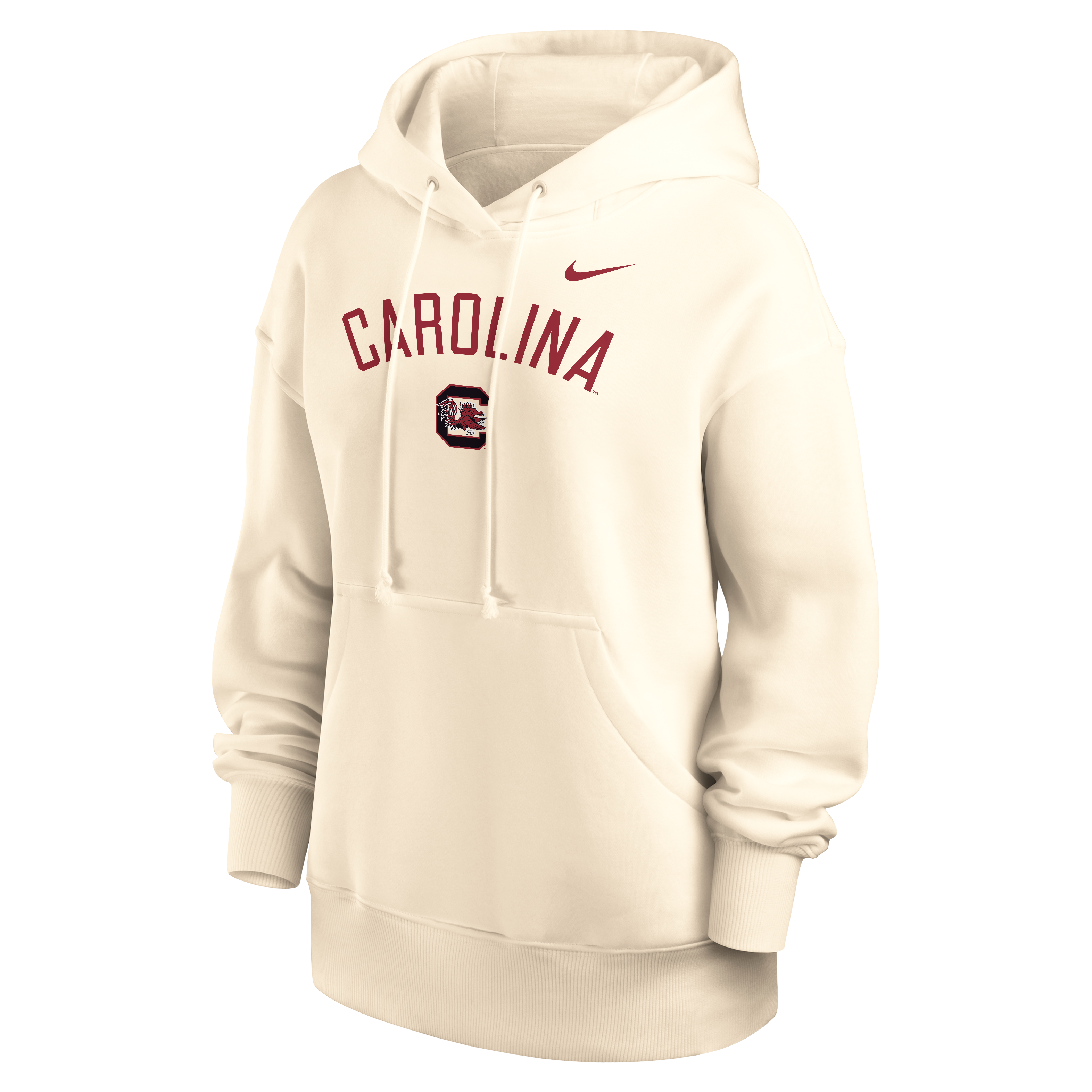 Sweat à capuche oversize en polaire Nike Natural South Carolina Gamecocks Phoenix pour femme