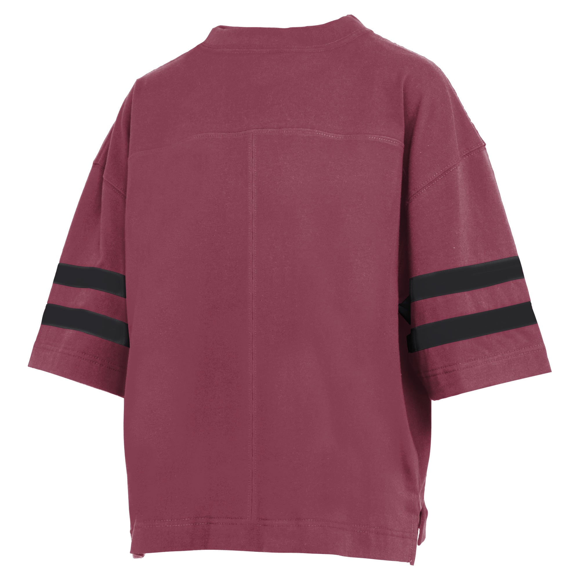 Women's Pressbox  Garnet South Carolina Gamecocks Wayne Tyler Cropped T-Shirt