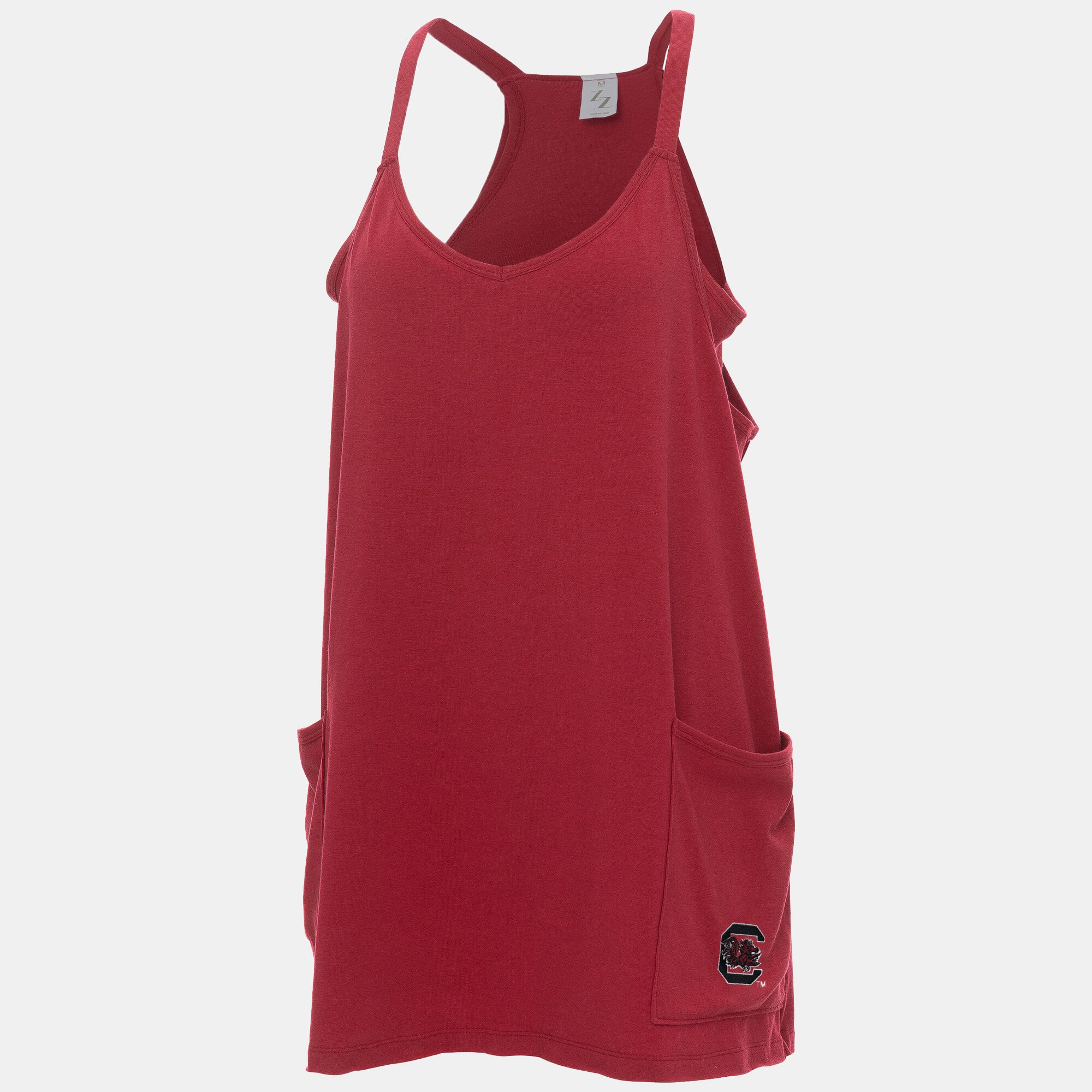 Robe-jupe-short à poches ZooZatz Grenat South Carolina Gamecocks pour femme