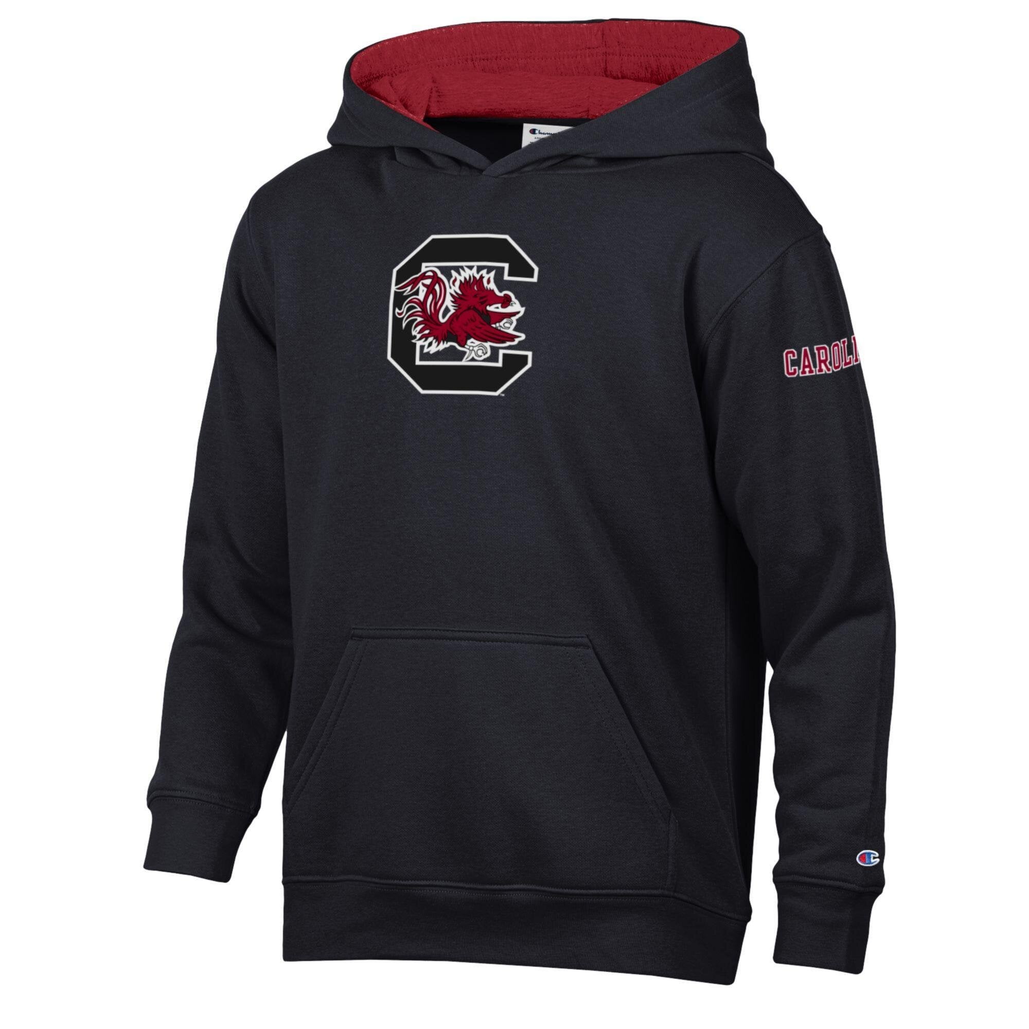 Sweat à capuche polaire noir Youth Champion South Carolina Gamecocks