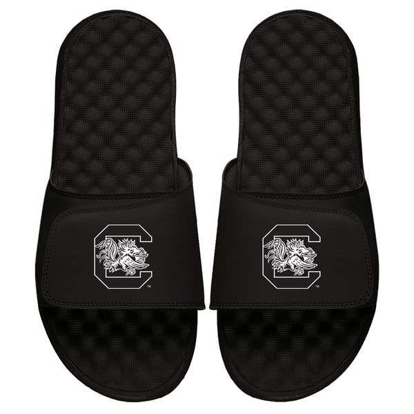 Dynomite Black White Slides Sandals South Carolina Gamecocks Size M 9 Unisex ISlide Black South Carolina Gamecocks Football  main image 3