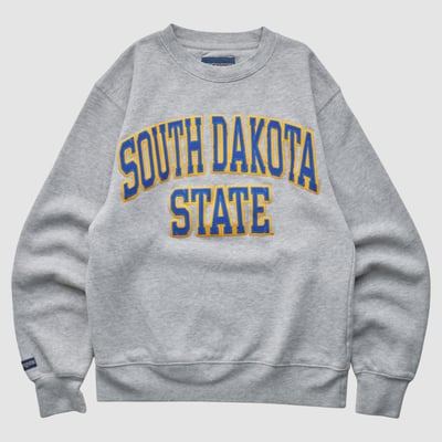 South Dakota State Jackrabbits Jansport 2000s Pullover Sweatshirt - Heather Gray - XXS by Fanatics Real Vintage