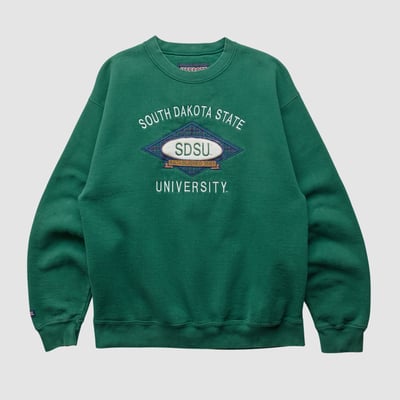 South Dakota State Jackrabbits Jansport 90s Pullover Sweatshirt - Green - S by Fanatics Real Vintage