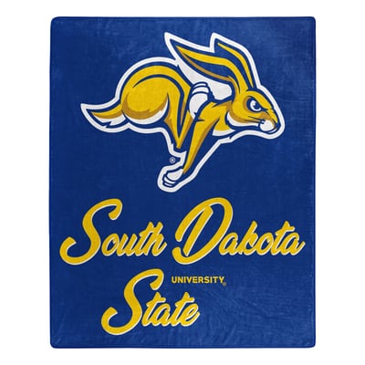  South Dakota State Jackrabbits The Northwest Group 50" x 60" Signature Raschel Plush Throw Blanket