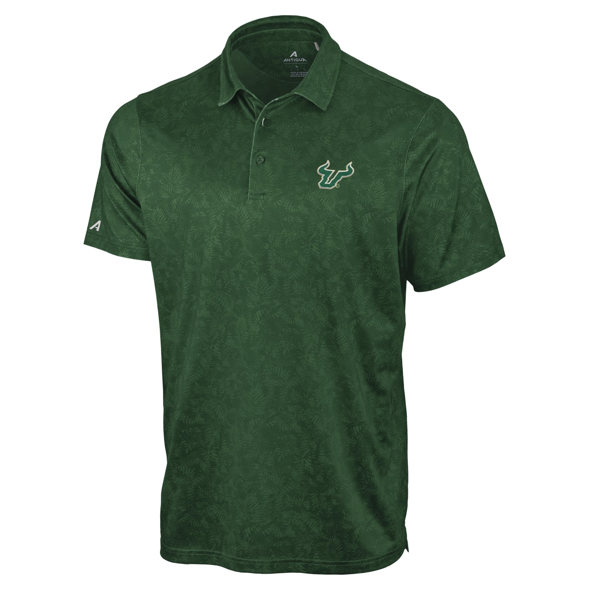 Polo Antigua vert pour homme South Florida Bulls Lush
