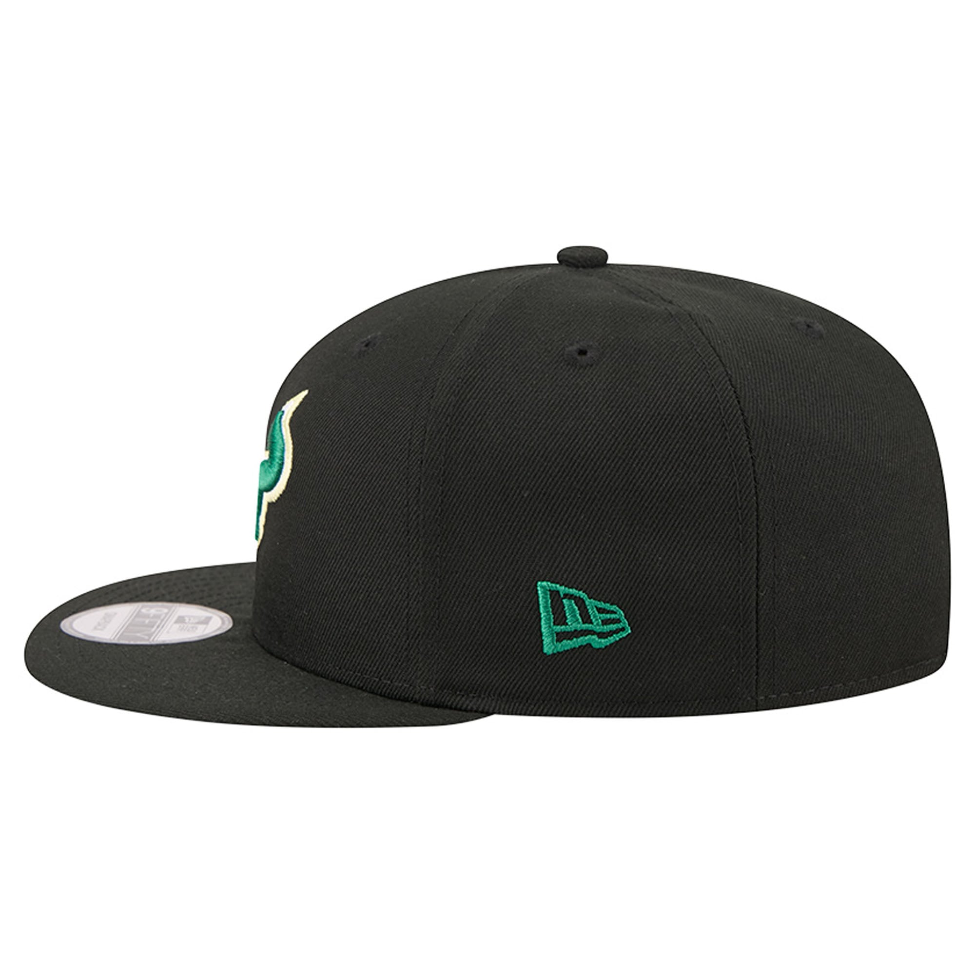 Men's New Era Black South Florida Bulls Team 9FIFTY Snapback Hat