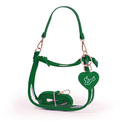 South Florida Bulls Clara Purse with Heart Charm