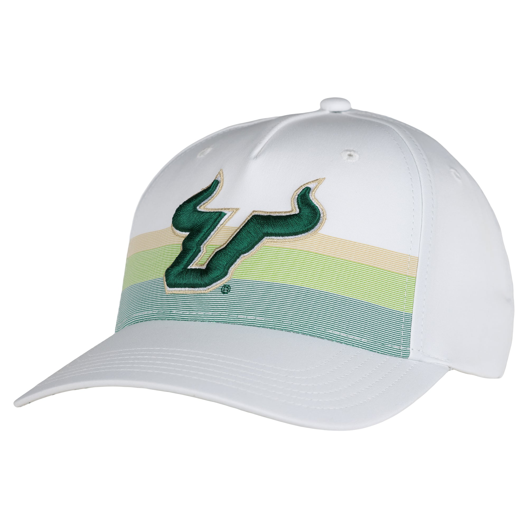 Unisex Ahead White South Florida Bulls The Sideline Adjustable Hat