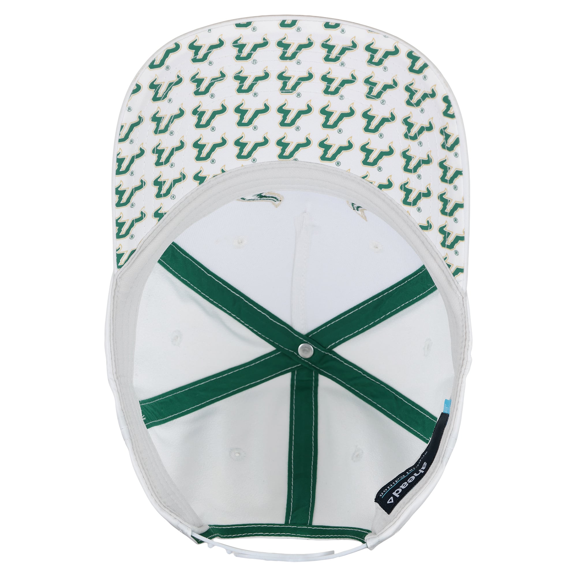 Unisex Ahead White South Florida Bulls The Sideline Adjustable Hat