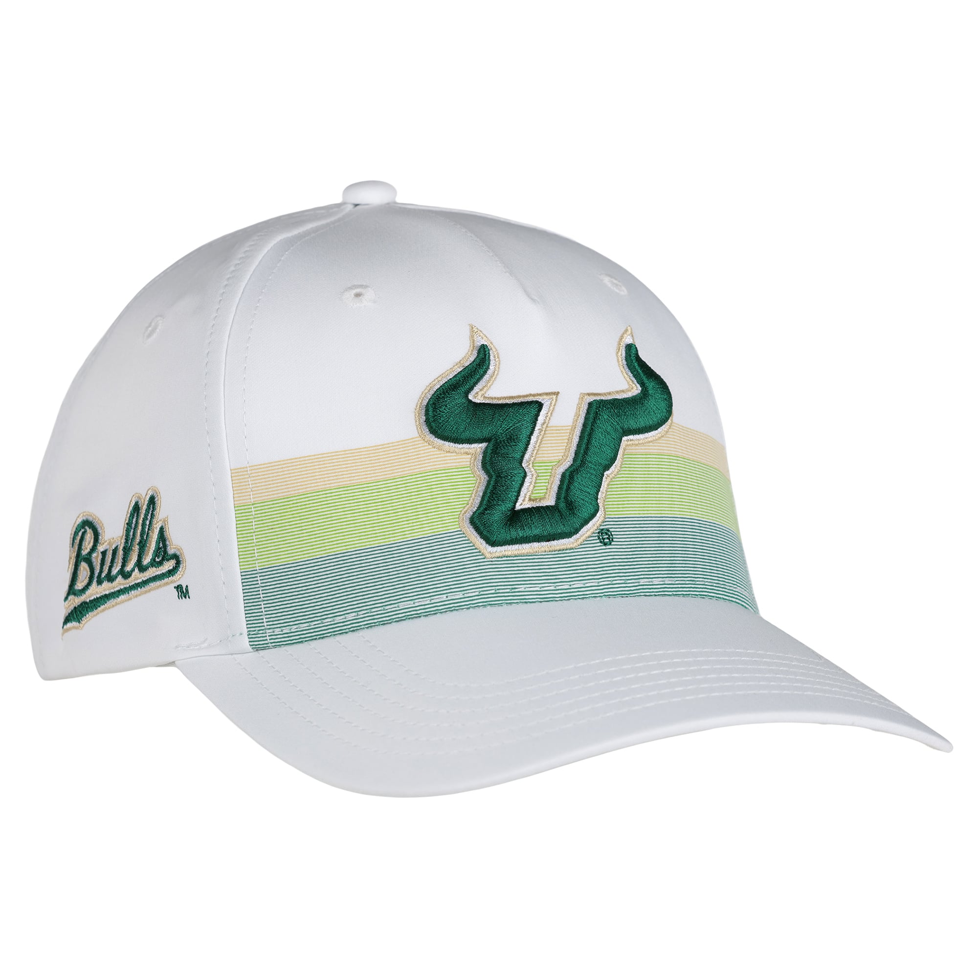 Unisex Ahead White South Florida Bulls The Sideline Adjustable Hat