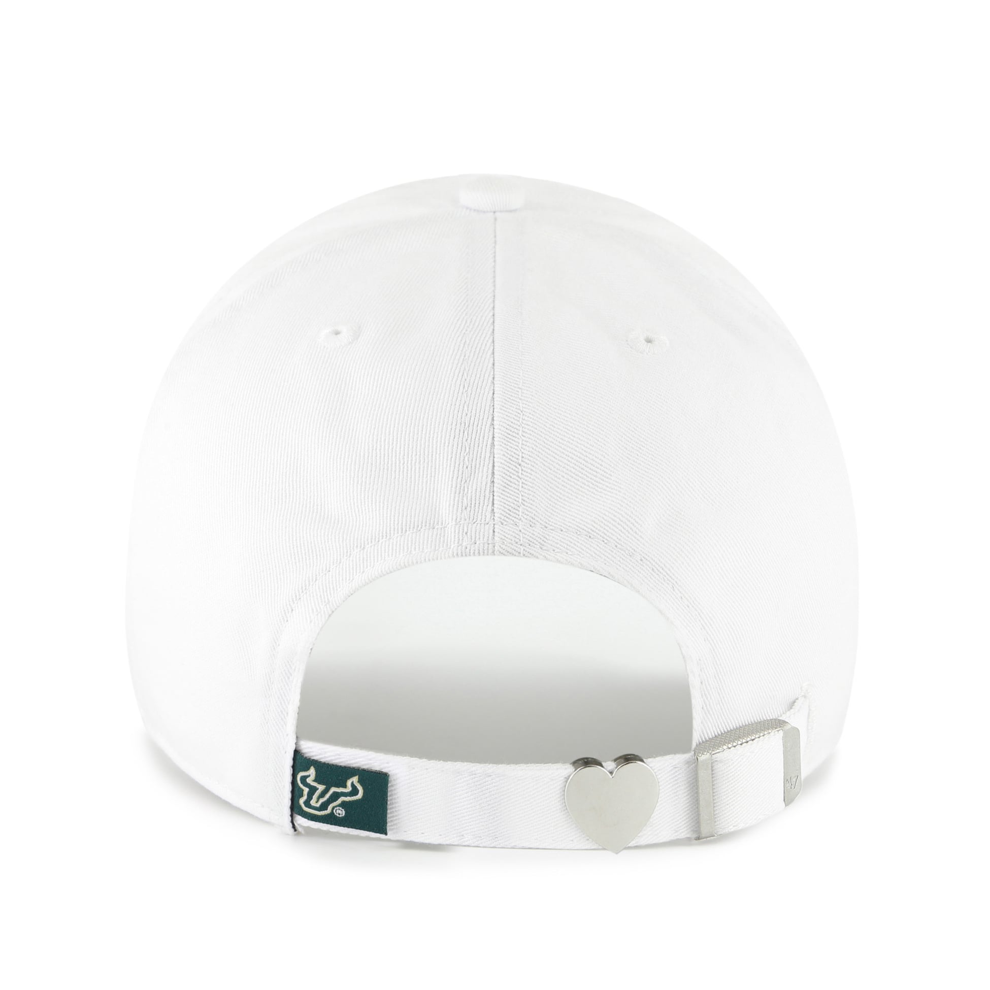 Women's '47 White South Florida Bulls Trendy Script Clean Up Adjustable Hat