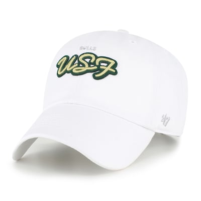 South Florida Bulls '47 Women's Trendy Script Clean Up Adjustable Hat - White