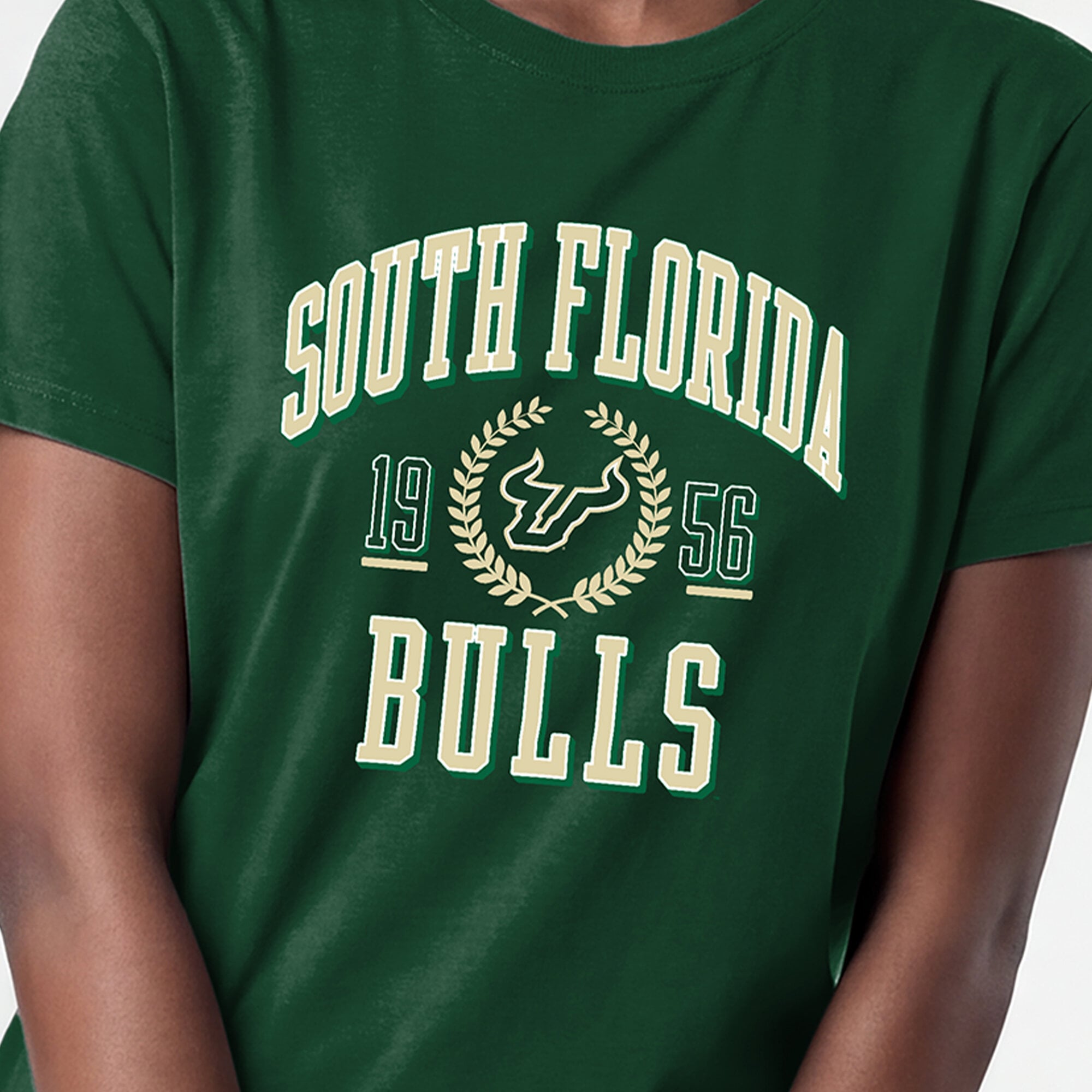 Women's Champion Green South Florida Bulls Lifestyle T-Shirt