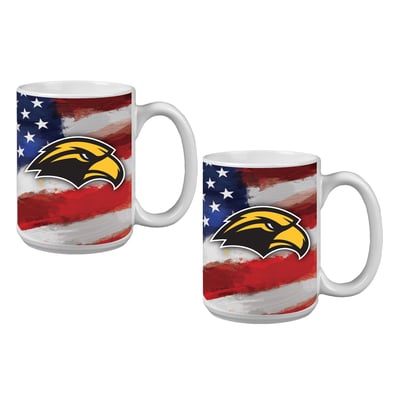 Southern Miss Golden Eagles  Two-Pack 15oz. Americana Mug Set