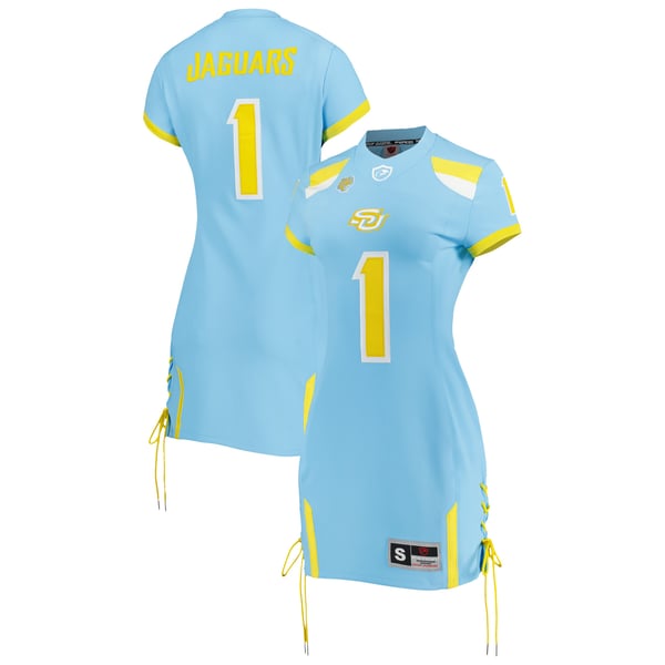 jacksonville jaguars jersey dress Women's Fergo Blue Southern University color::Olive Ink