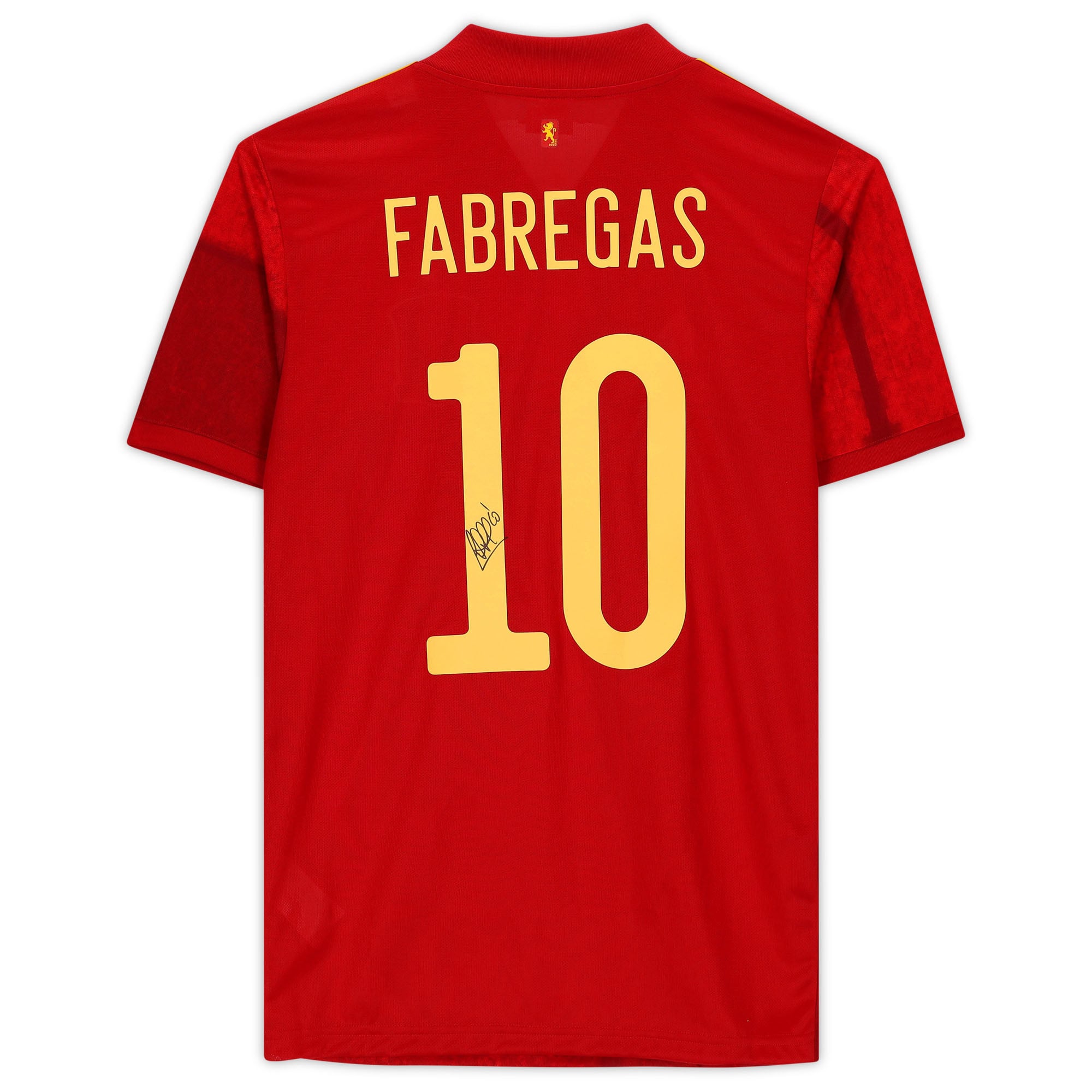 Cesc Fàbregas Spain National Team Autographed 2020 Home Jersey