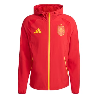  Spain National Team adidas 2026  Full-Zip Travel Windbreaker Jacket - Red