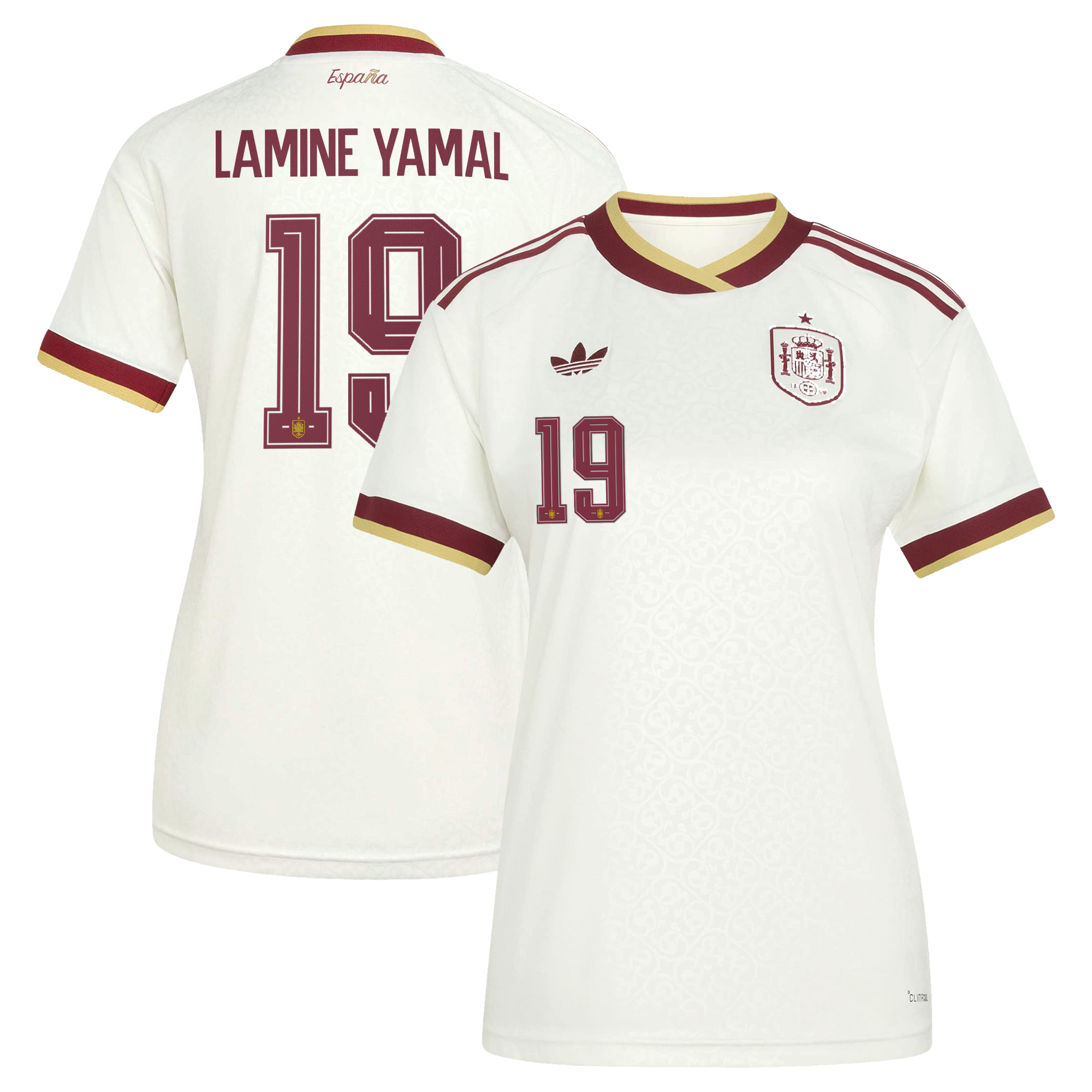 スペイン アディダス アウェイ シャツ 2026 - レディースLamine Yamal 
