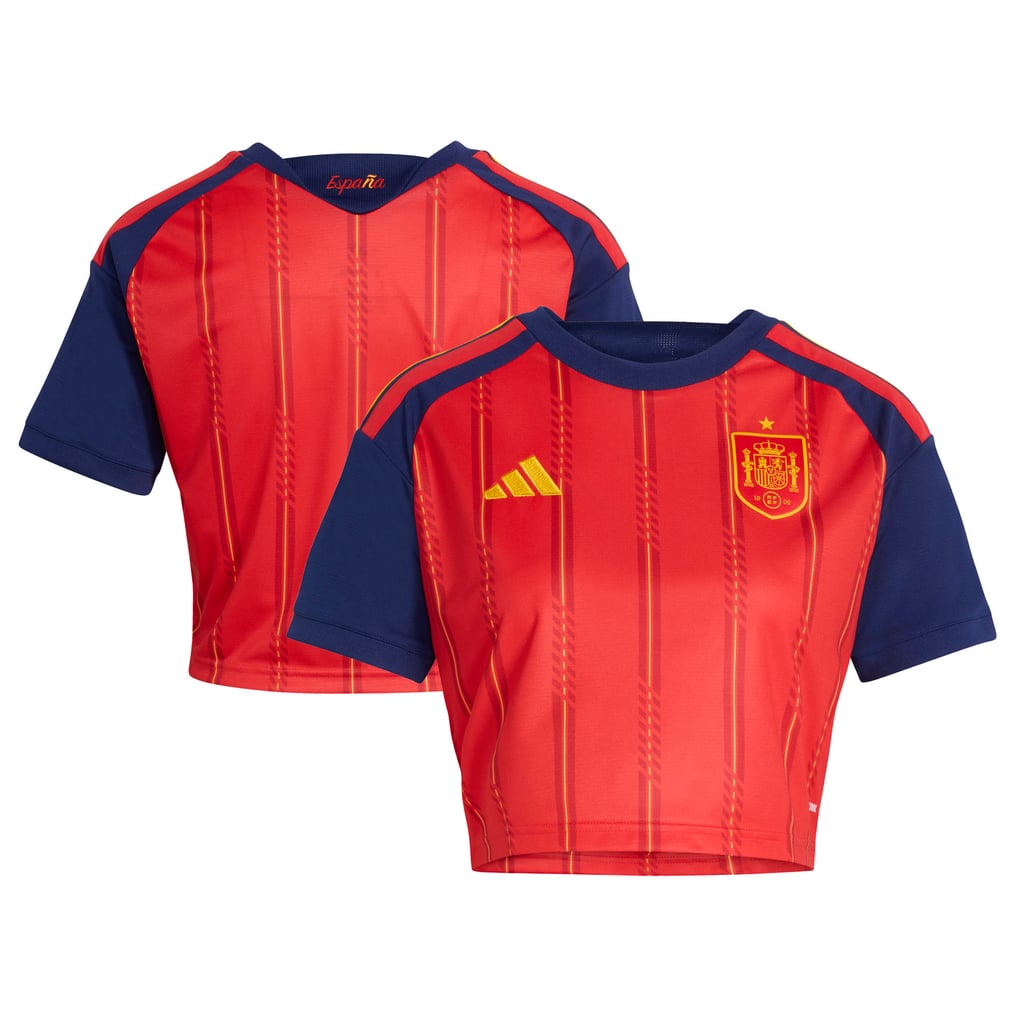 Red Team Cod Women's adidas Red Spain National Team 2026 Home Cropped Replica Jersey
