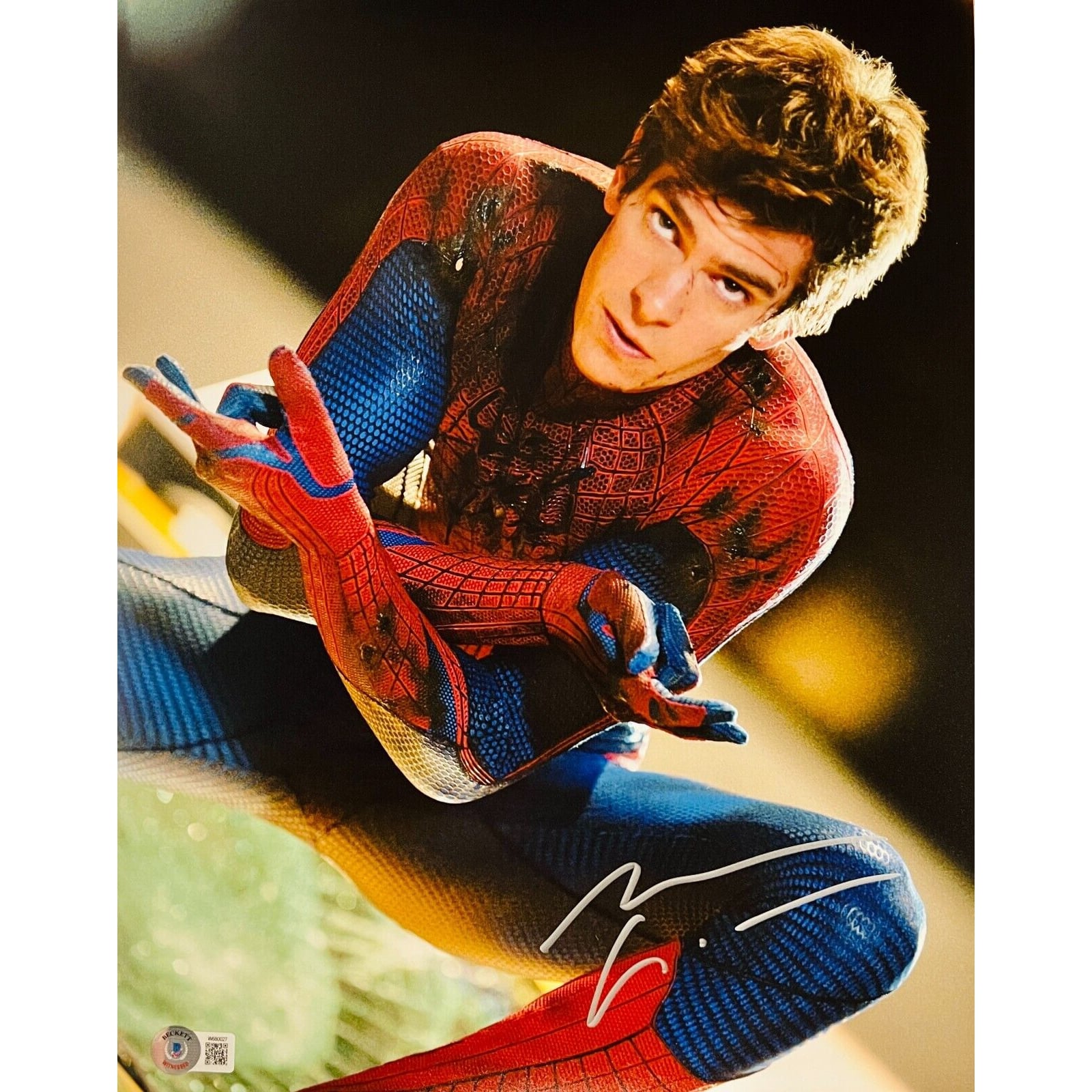 Andy Rincon Autograph Andrew Garfield Spiderman Body