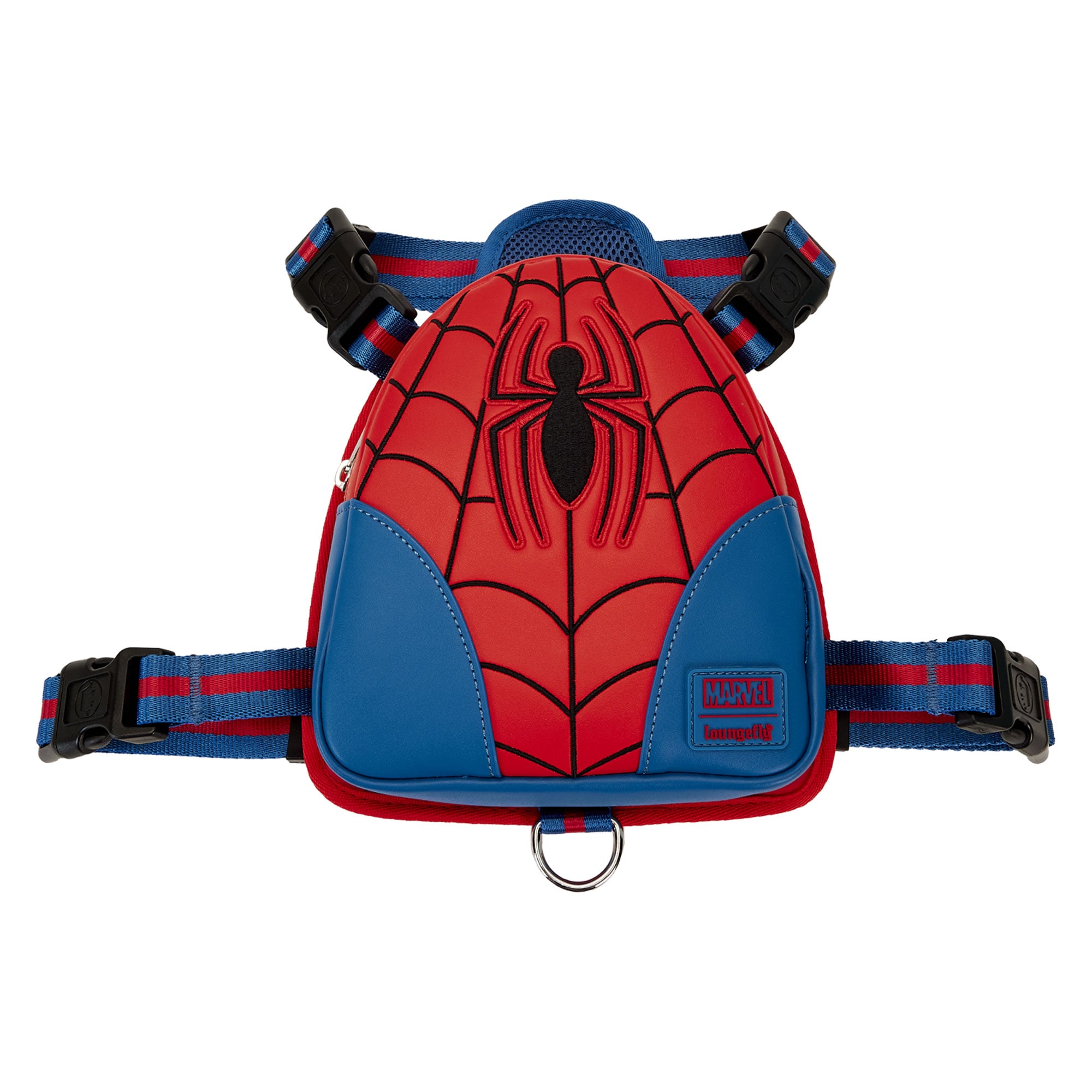 Loungefly Marvel Spider-Man Hundehalsband Größe L – Verstellbar, Mit Pfotenabdruck-Anhänger