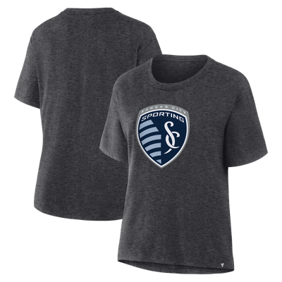 Sporting Kansas City Women's Essential T-Shirt - Charcoal