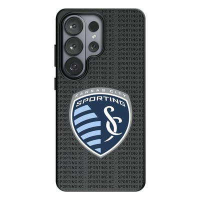  Sporting Kansas City Keyscaper Text Backdrop Magnetic Bump Case - Black