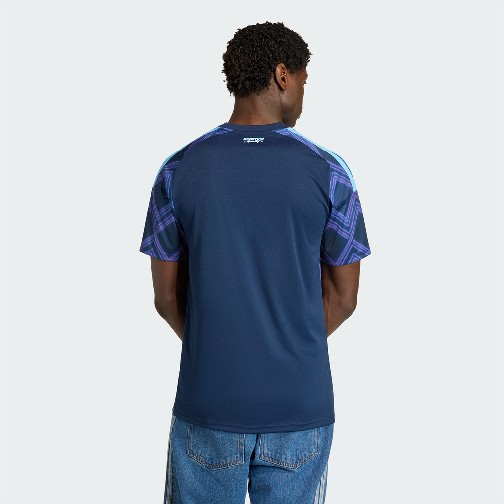 Men's Sporting Kansas City adidas Blue 2026 The 18th & Vine Kit Replica ...