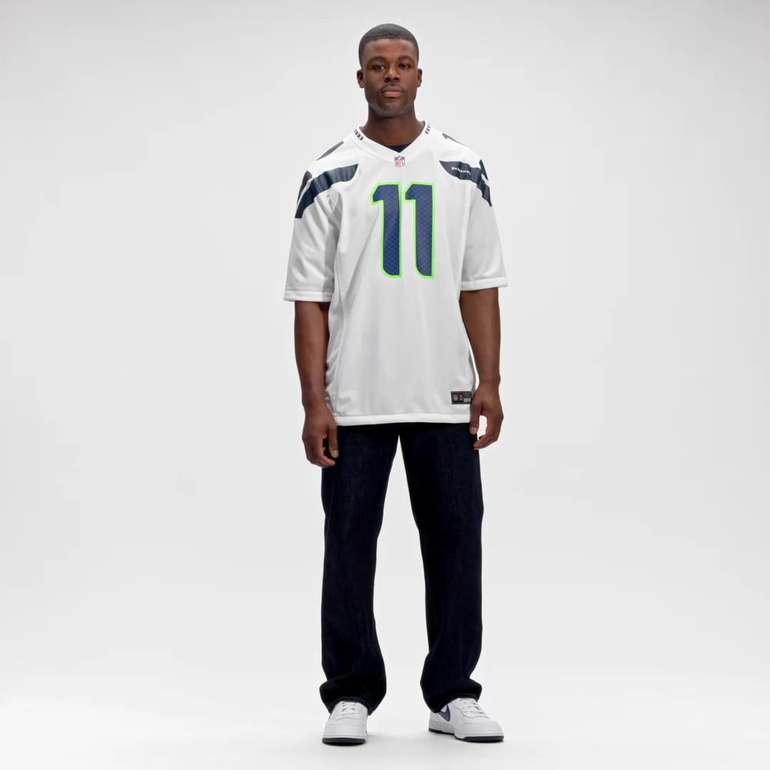 Men's Nike Jaxon Smith-Njigba White Seattle Seahawks Game Jersey