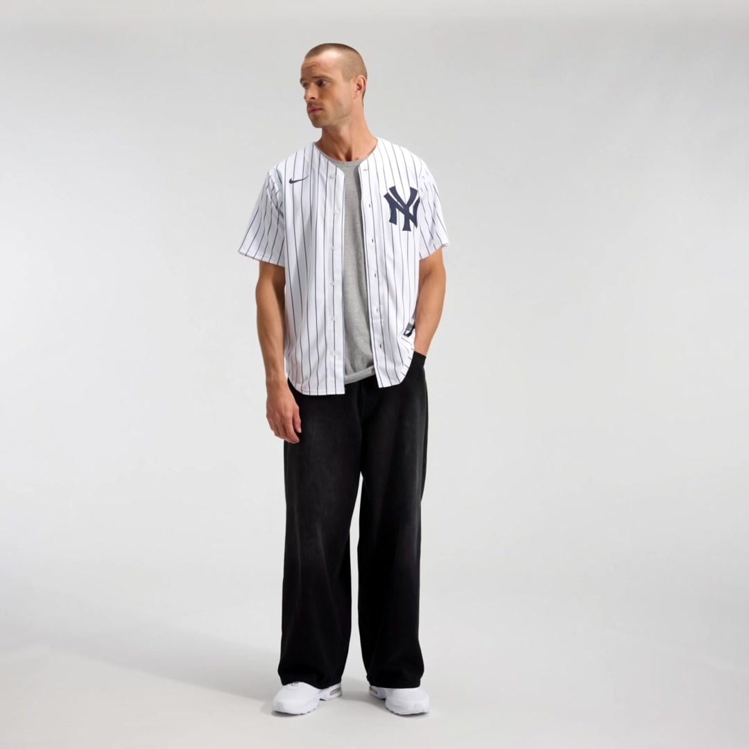 New York Yankees Nike Home Replica Team Jersey - White
