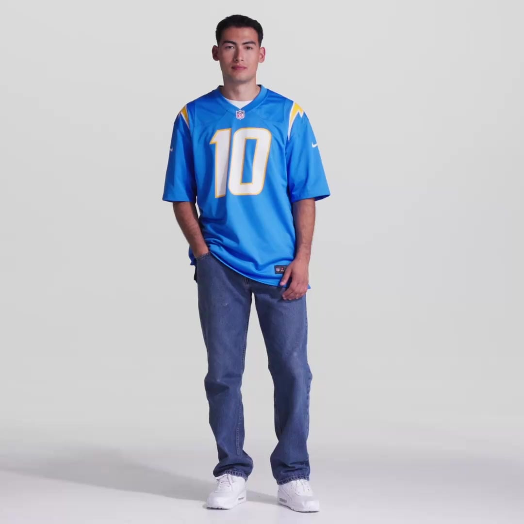 Men's Nike Justin Herbert Powder Blue Los Angeles Chargers Player
