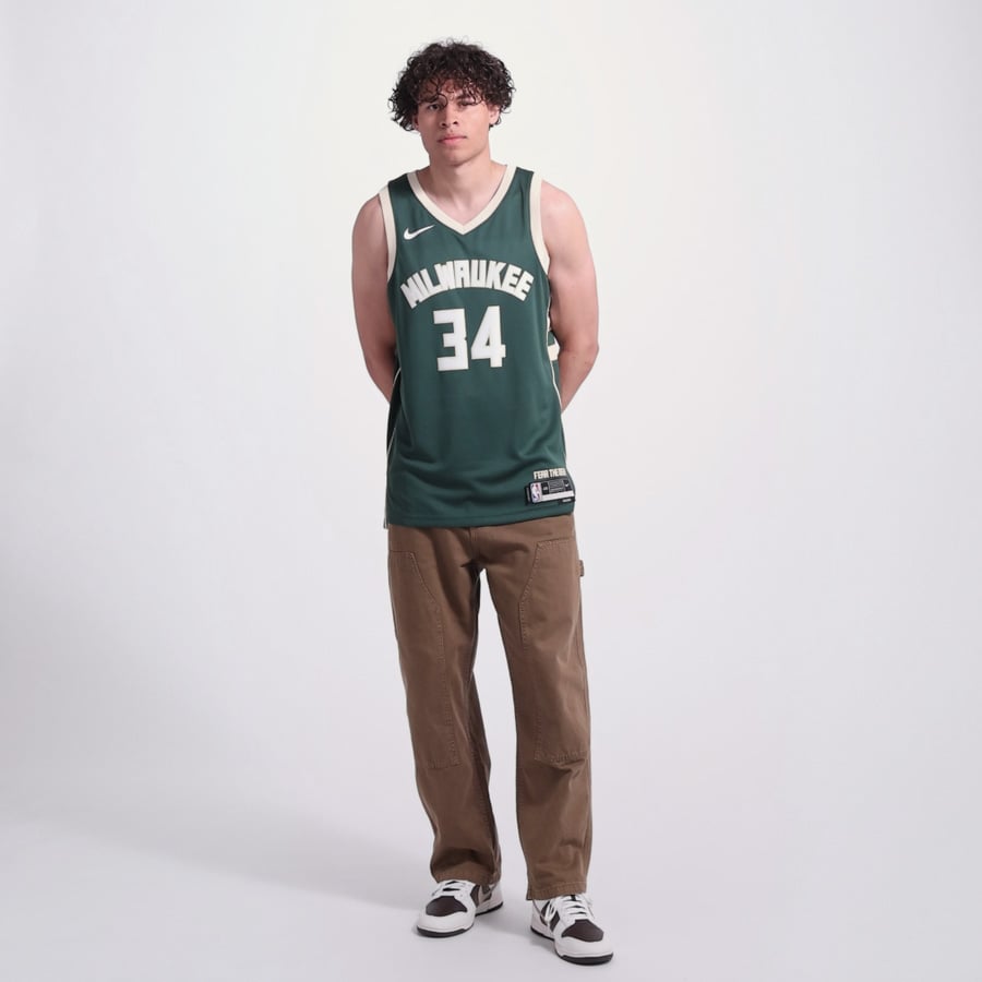 Unisex Nike Giannis Antetokounmpo Green Milwaukee Bucks Swingman