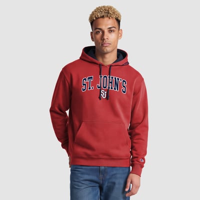 St. John's Red Storm Champion Contrast Hoodie - Red/Navy