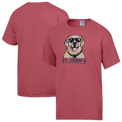 St. John's Red Storm ComfortWash Dog T-Shirt - Red