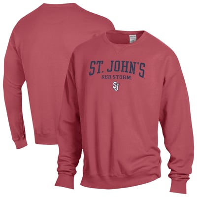 St. John's Red Storm ComfortWash Fleece Sweatshirt - Red