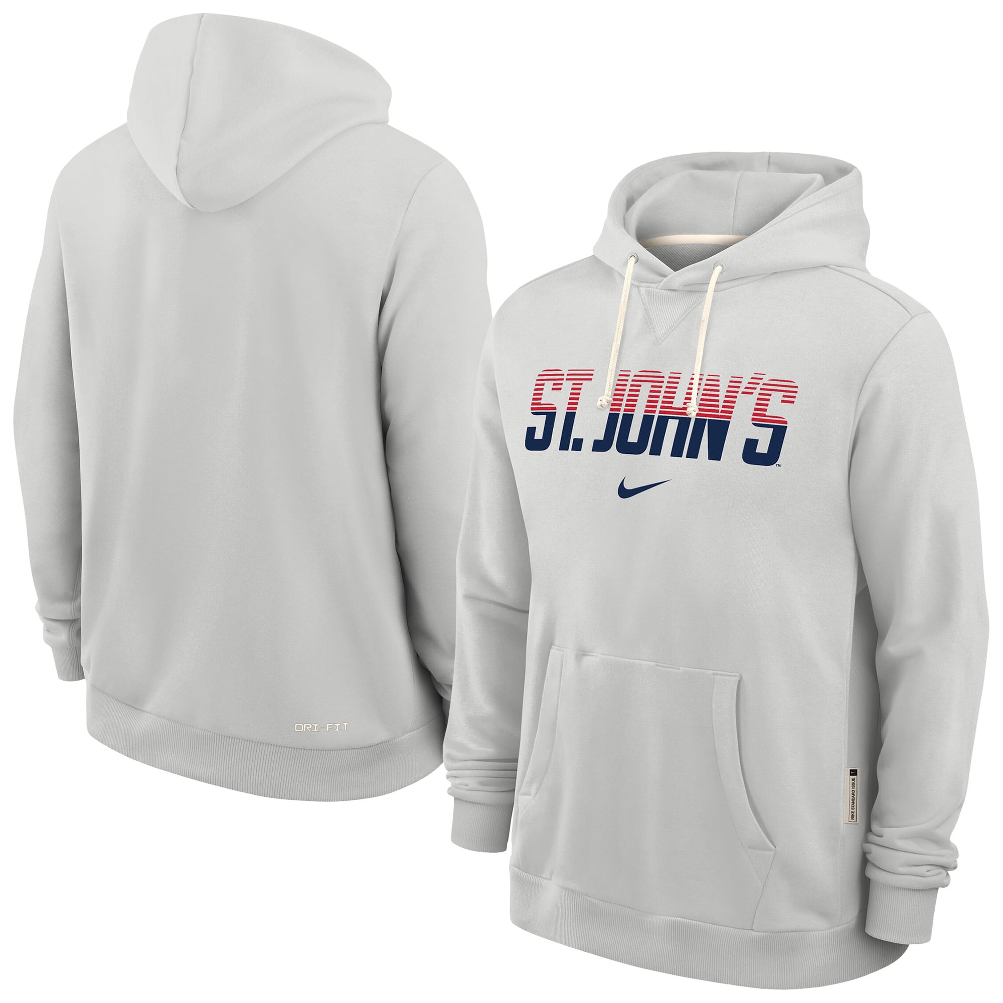 Men's Nike Gray St. John's Red Storm 2026 Sideline Dri-FIT Hoodie
