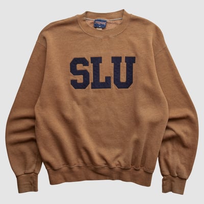 St. Lawrence University Saints Jansport 2000s Pullover Sweatshirt - Clay - L by Fanatics Real Vintage