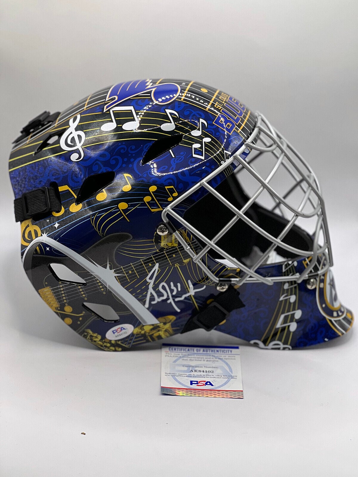Ryan Mask Ryan Miller Blues Mask