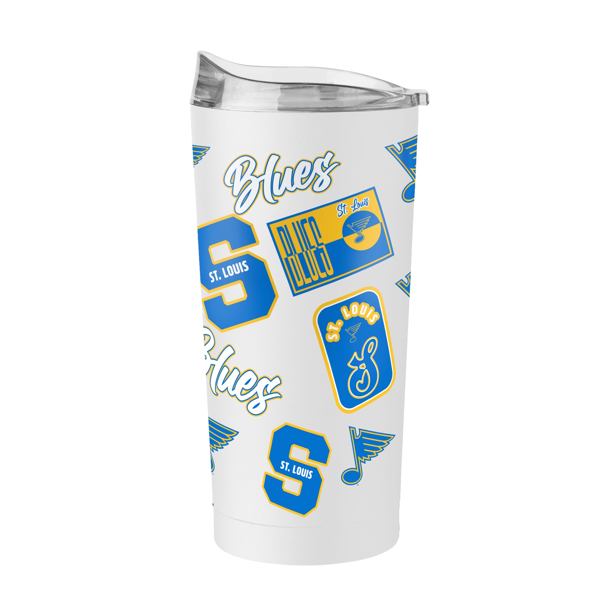 Gobelet isotherme Dreamweave de 59 cl (20 oz) aux couleurs des Blues de Saint-Louis (Logo Brands)