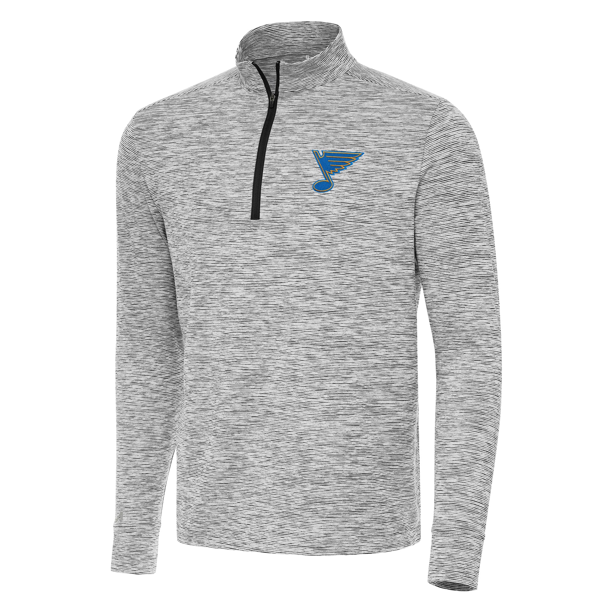Men's Antigua Black St. Louis Blues Cause Quarter-Zip Jacket