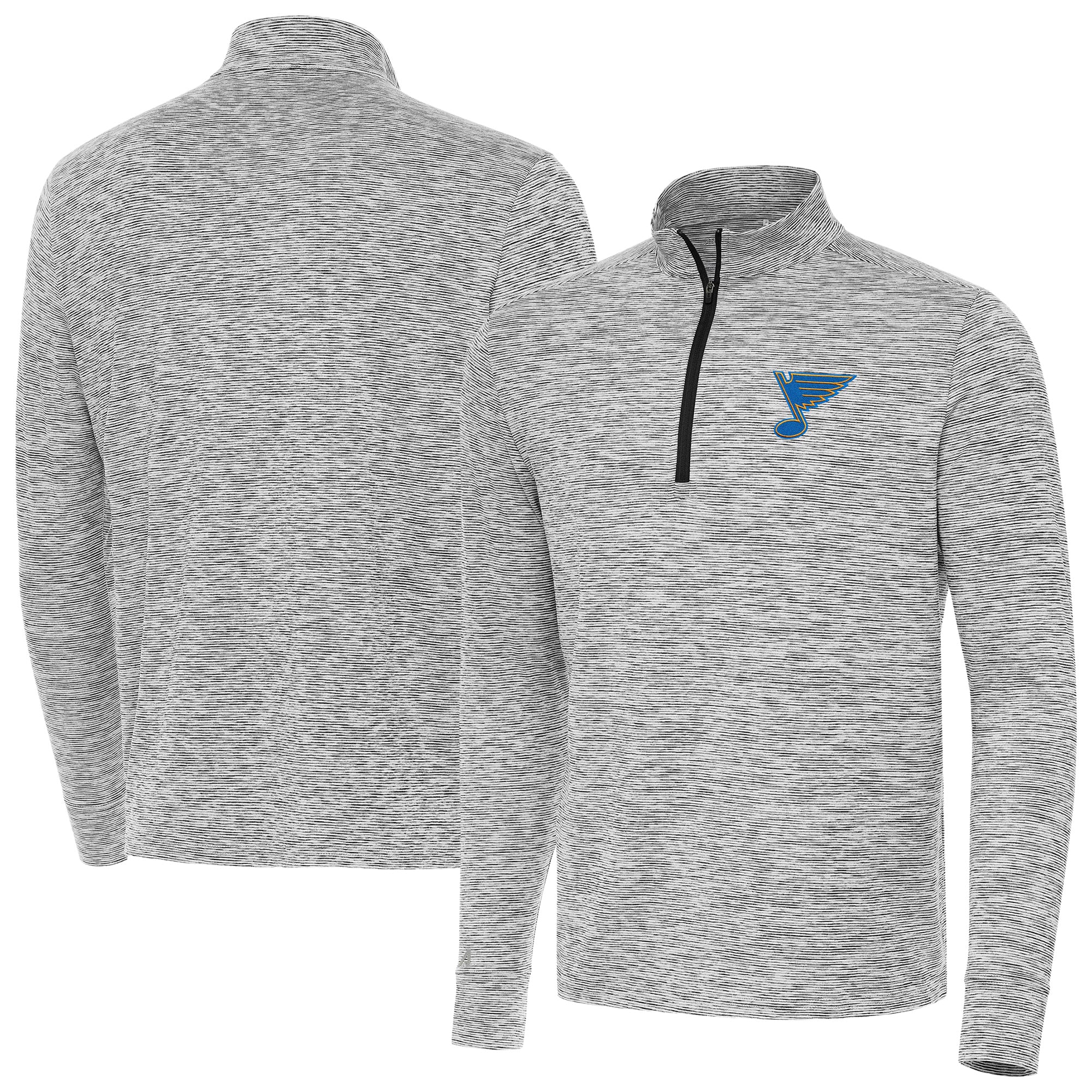 Men's Antigua Black St. Louis Blues Cause Quarter-Zip Jacket