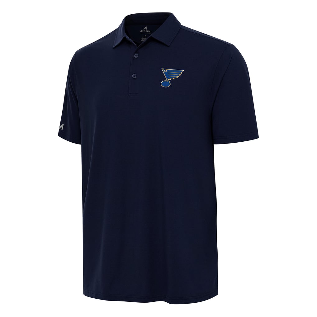 Men's St. Louis Blues Antigua Navy Era Polo